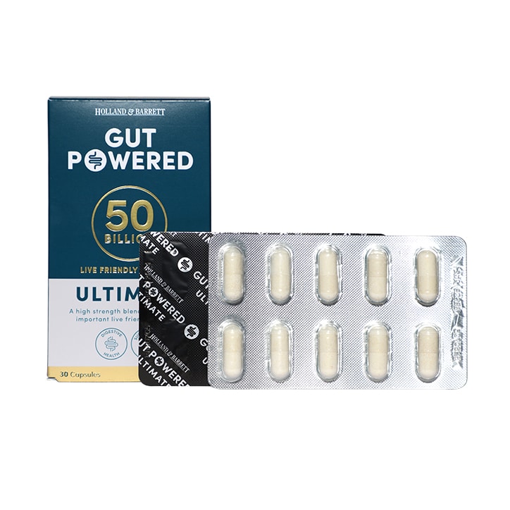 Holland & Barrett Gut Powered Ultimate 50-Billion 30 Capsules